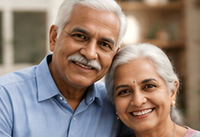An elderly couple after an Ultra health checkup